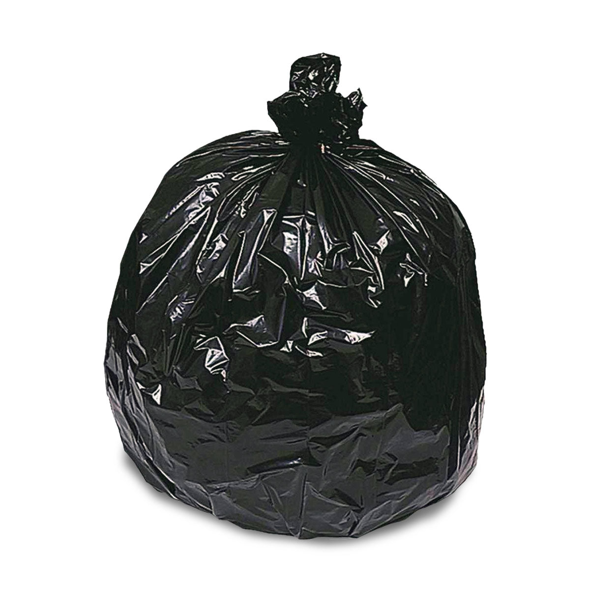 Black / 65 Gal. (43 in. x 60 in.) 2 Mil • Low Density Can Liner / Trash Bags