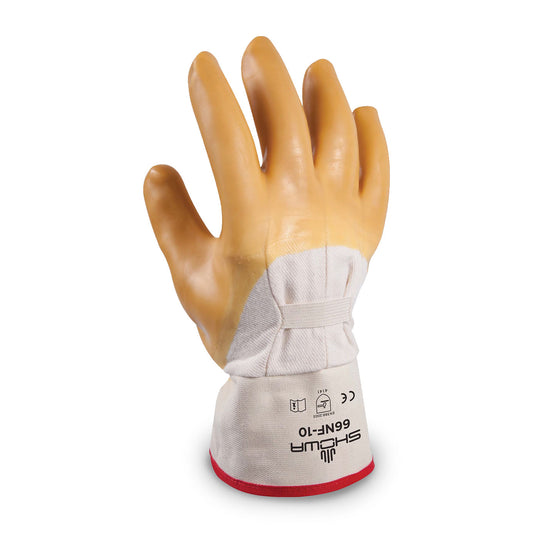 SHOWA® Heavy Duty Natural Rubber Palm Coated Work Gloves