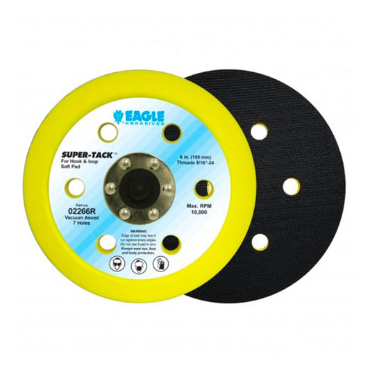 Eagle 6 inch SOFT Super-Tack Back-Up Pad (7 holes)