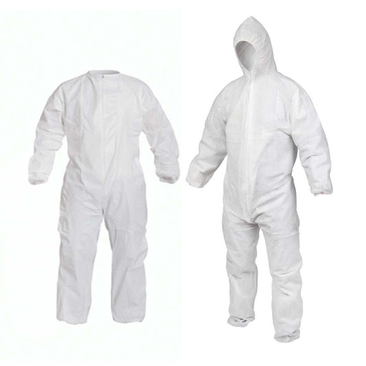 Lee Supply Microporous Coverall with Elastic Wrist and Ankles Work Safety Protective Gear