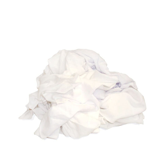 White Knit Wiping Rags (New)