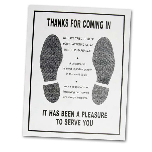 17" X 22" • 500 Per Box Disposable Floor Mat