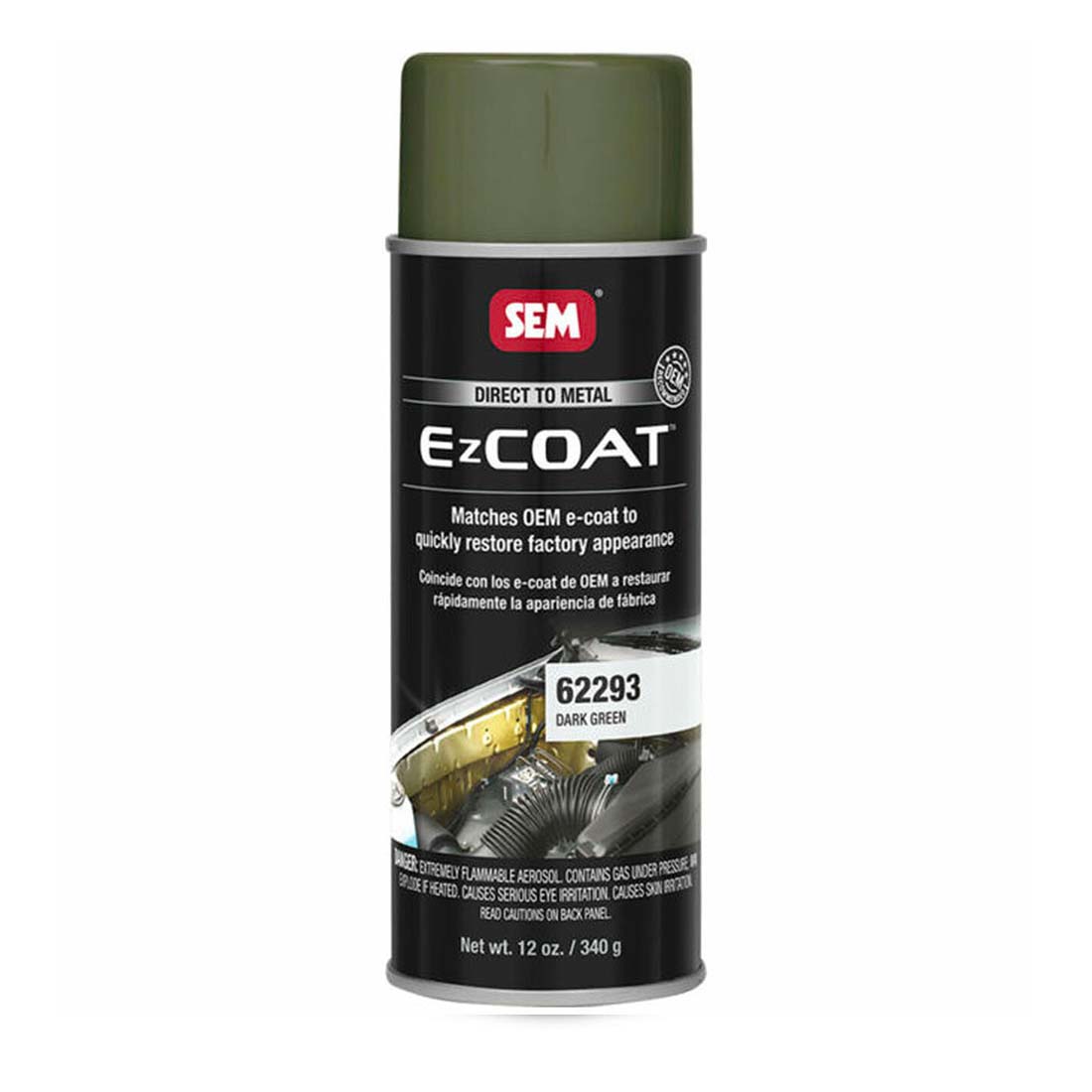 Dark Green 62293 Ez Coat Direct to Metal Coating 