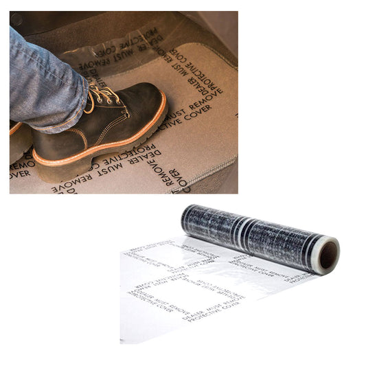 "Dealer Must Remove" Carpet Film