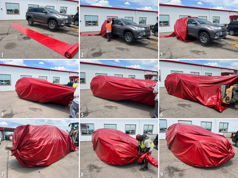 Vehicle Tube Wrap 24' x 100'
