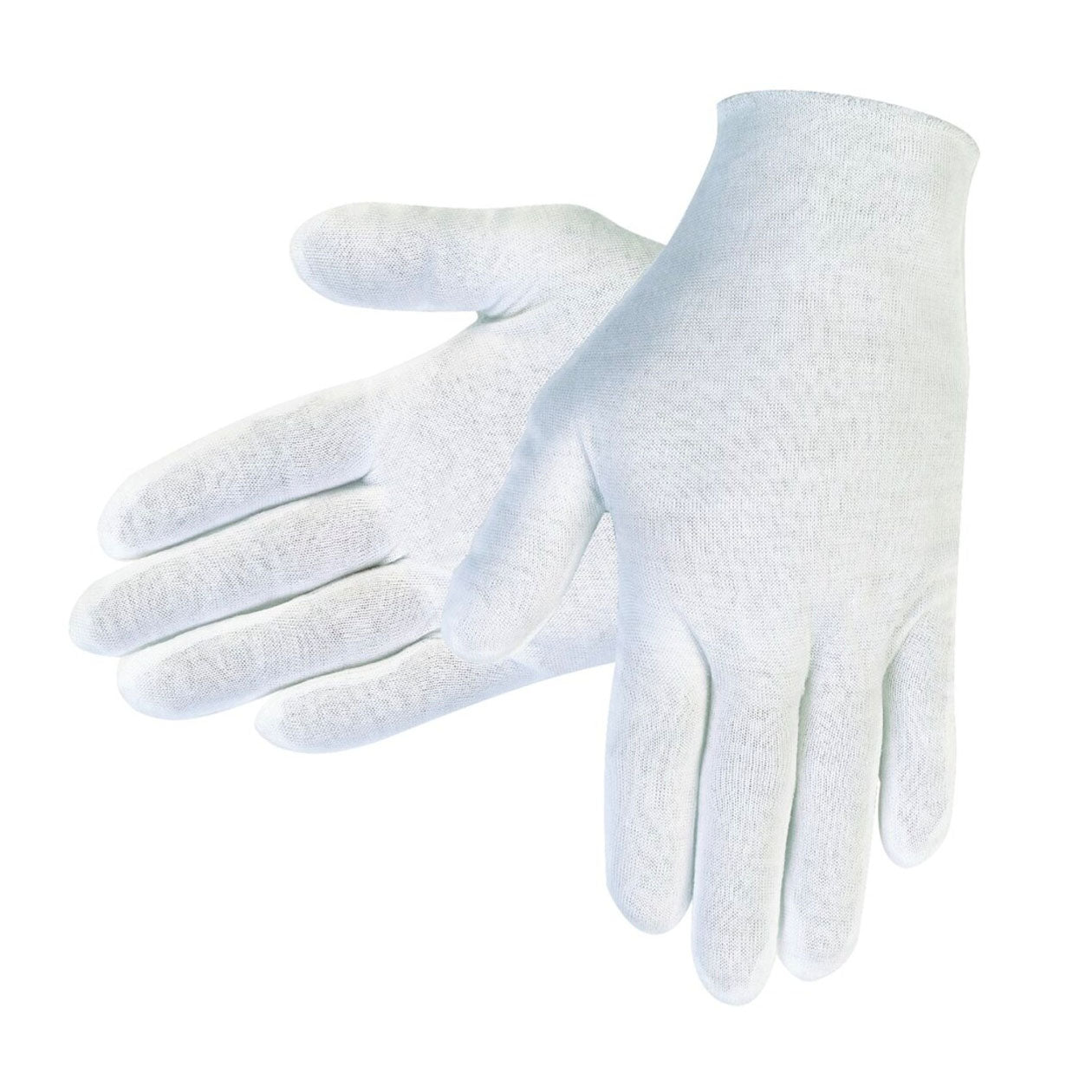 Memphis Glove Light Weight Cotton Reversible Inspection Gloves With Unhemmed Cuff