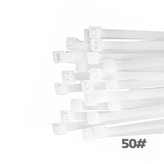 50 lbs / 36" Natural (100 ties) Nylon Cable Zip Ties 50 lb Rating