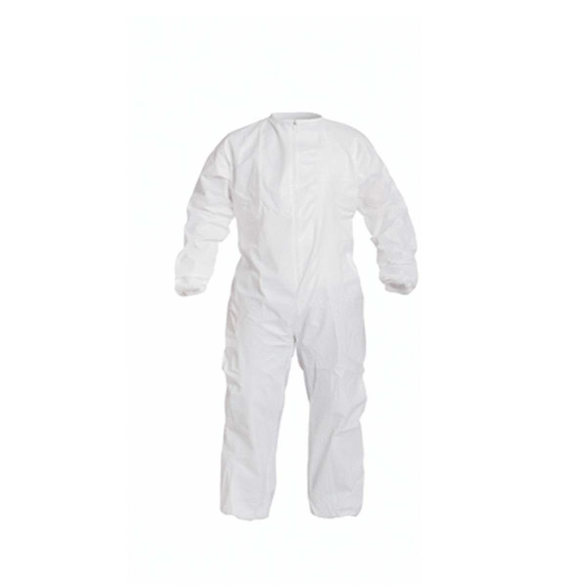 Without Hood / X-Large Lee Supply Microporous Coverall with Elastic Wrist and Ankles Work Safety Protective Gear