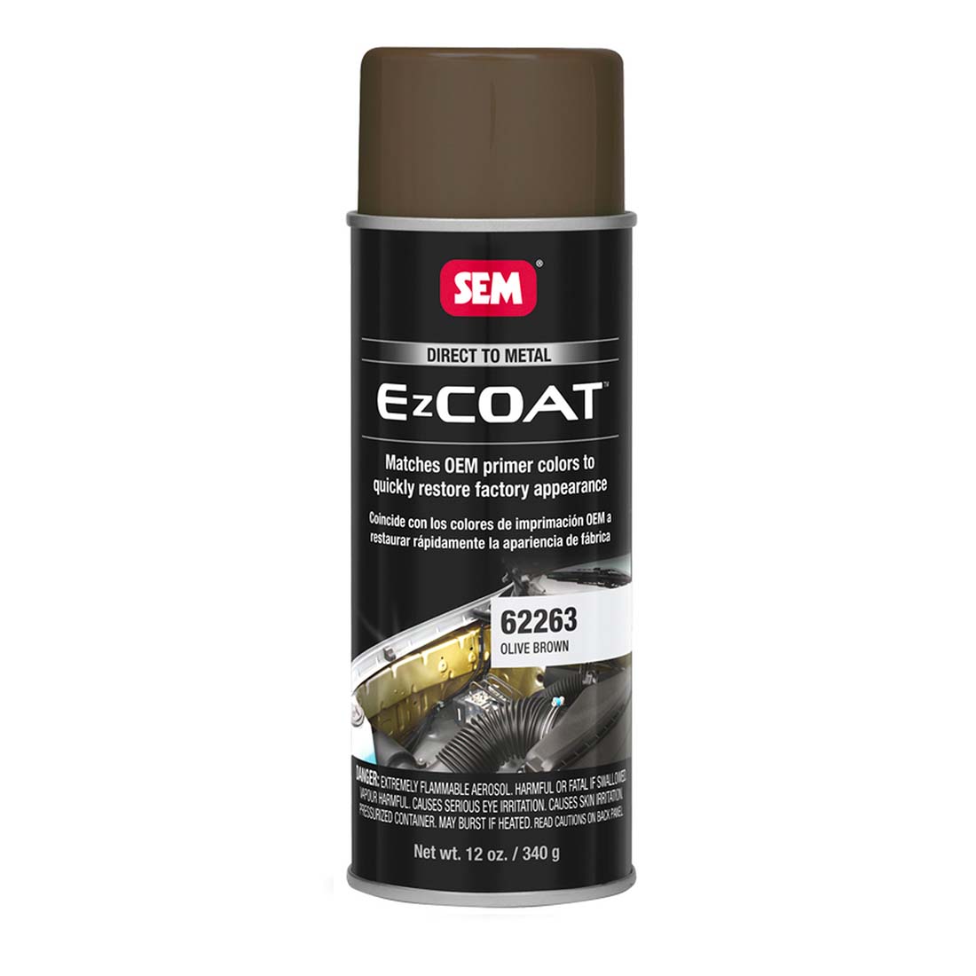 Olive Brown 62263 Ez Coat Direct to Metal Coating