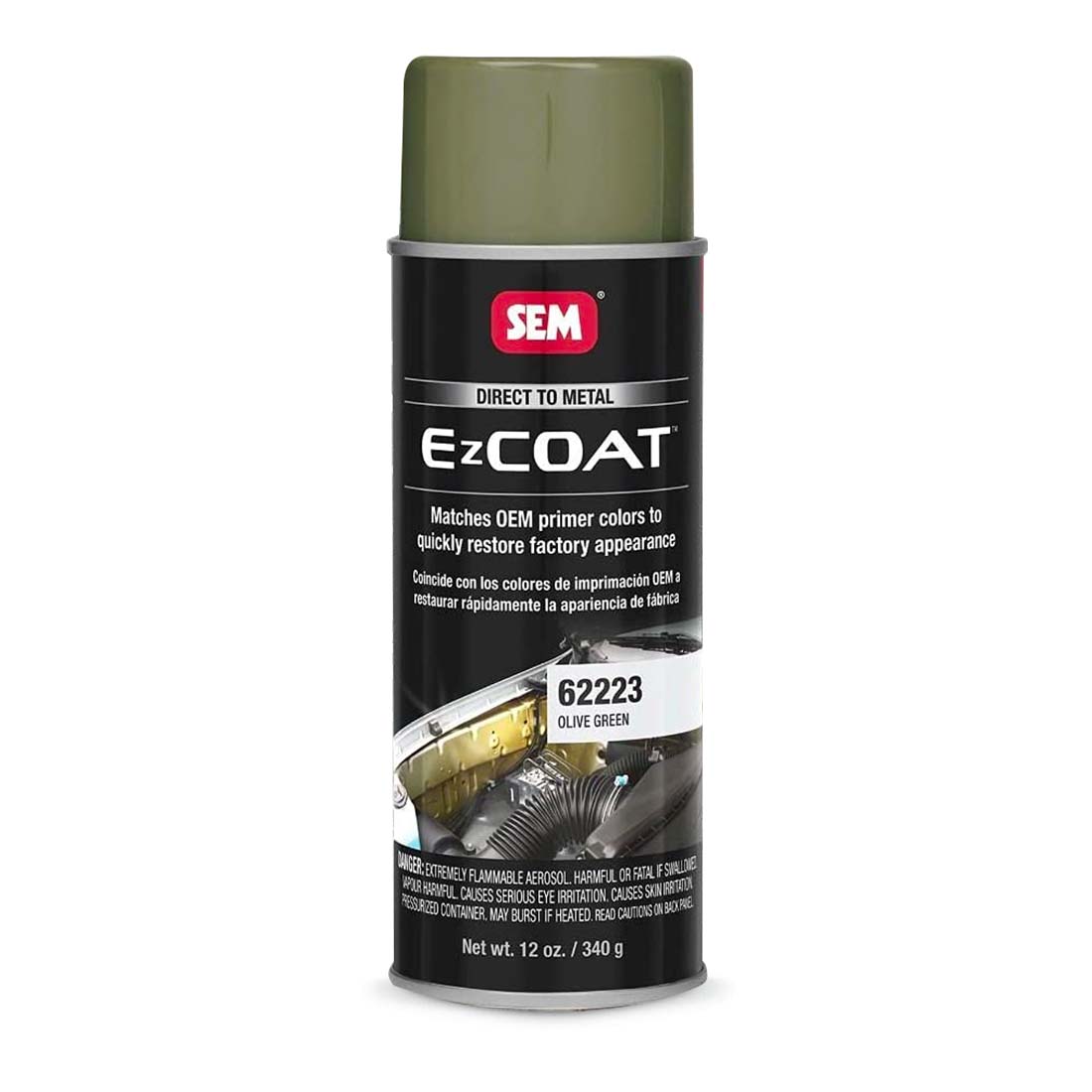 Olive Green 62223 Ez Coat Direct to Metal Coating 