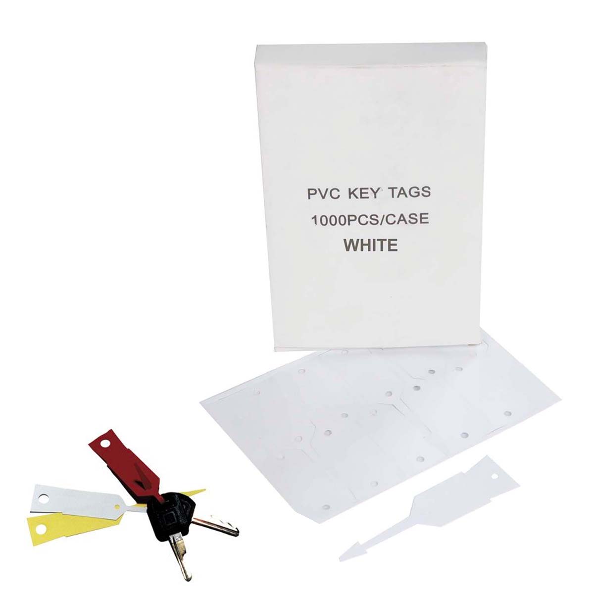 White Key Tags