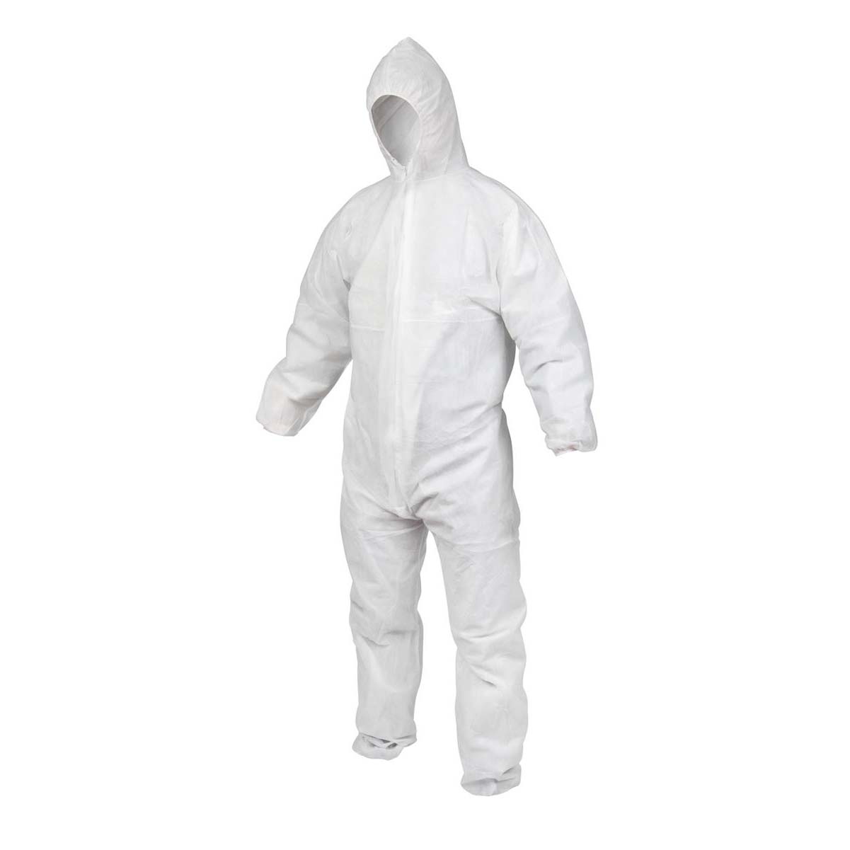 Hooded / X-Large Lee Supply Microporous Coverall with Elastic Wrist and Ankles Work Safety Protective Gear