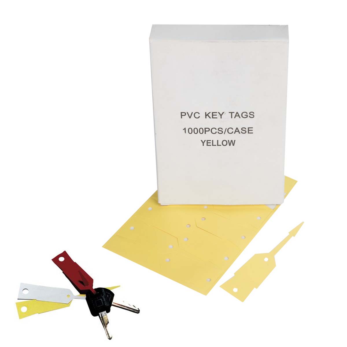 Yellow Key Tags 