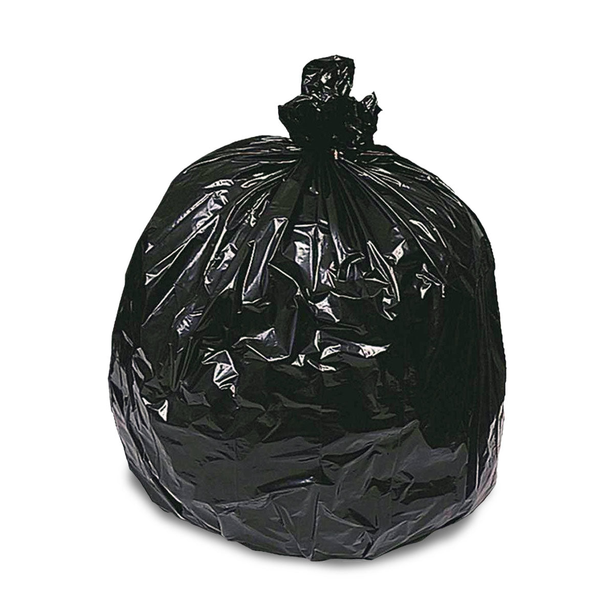 Black / 65 Gal. (43 in. x 60 in.) 2 Mil • Low Density Can Liner / Trash Bags 