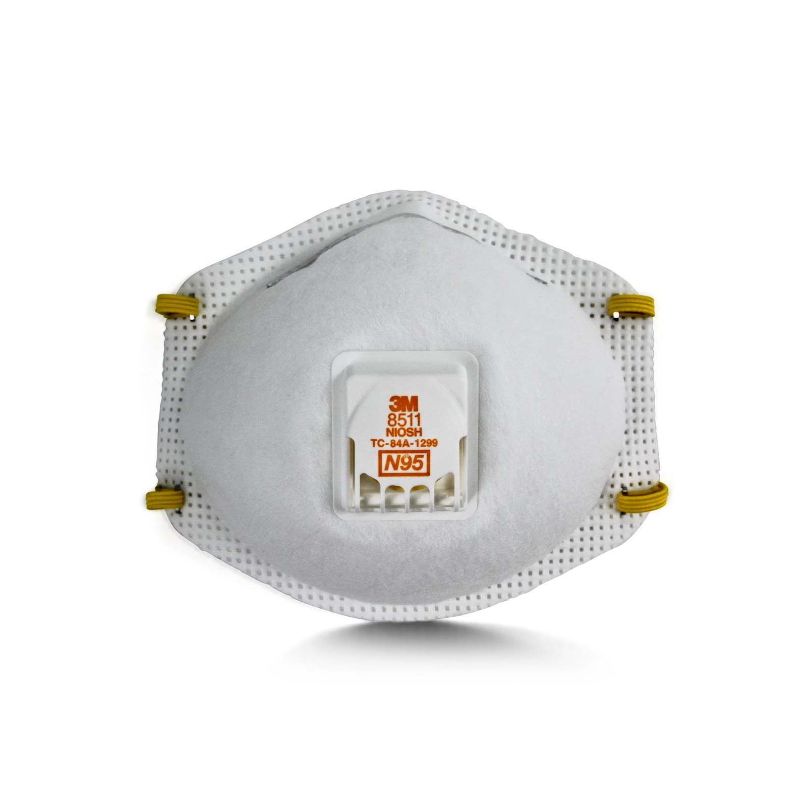  3M™ N95 Disposable Particulate Respirator With Cool Flow™ Exhalation Valve (8511) 