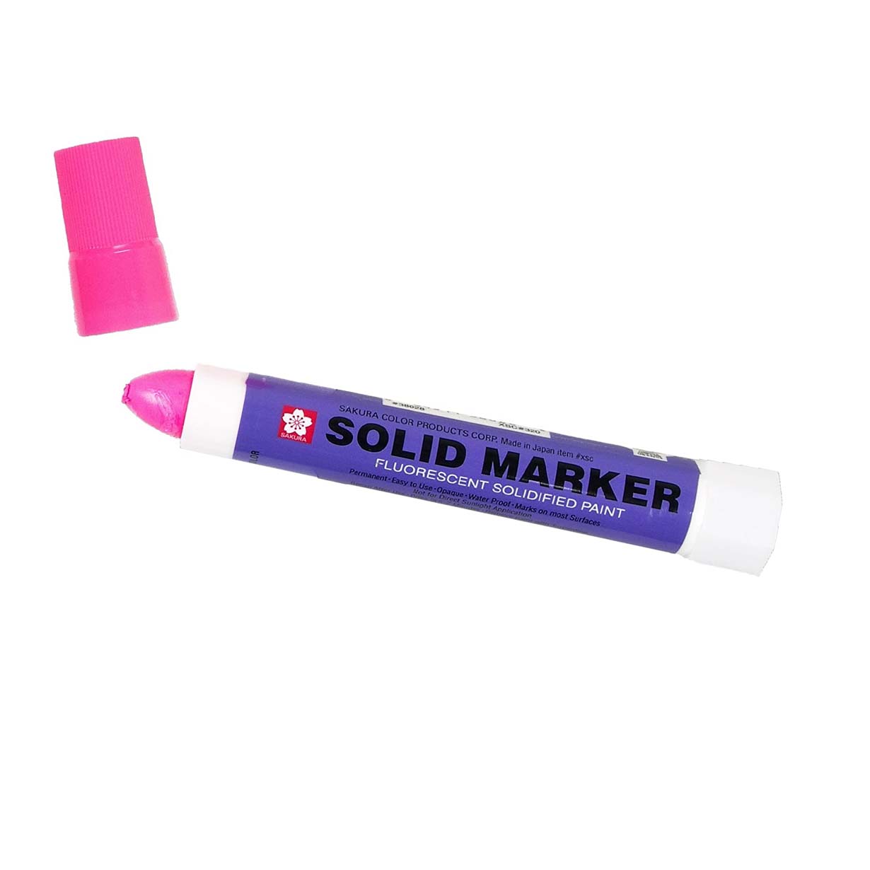 Fluorescent Pink Solidified Paint Markers (Dozen) Paint Markers