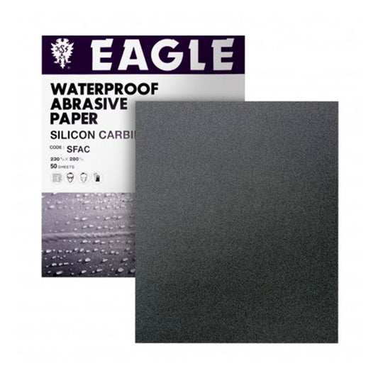  Eagle Silicon Carbide Waterproof Abrasive Sheets (Full 9" x 11") 