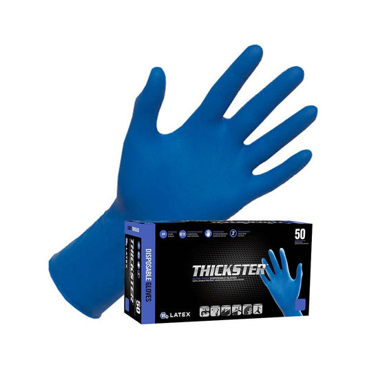  Thickster Latex Disposable Gloves 